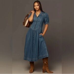 Anthropologie Pilcro Button Down Denim
Dress size 6